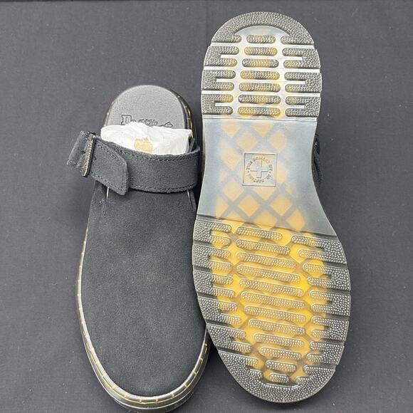 Dr Martens Carlson Mens Suede Mule Black Slingback Comfort Slip On Shoes Size 6 main image 6